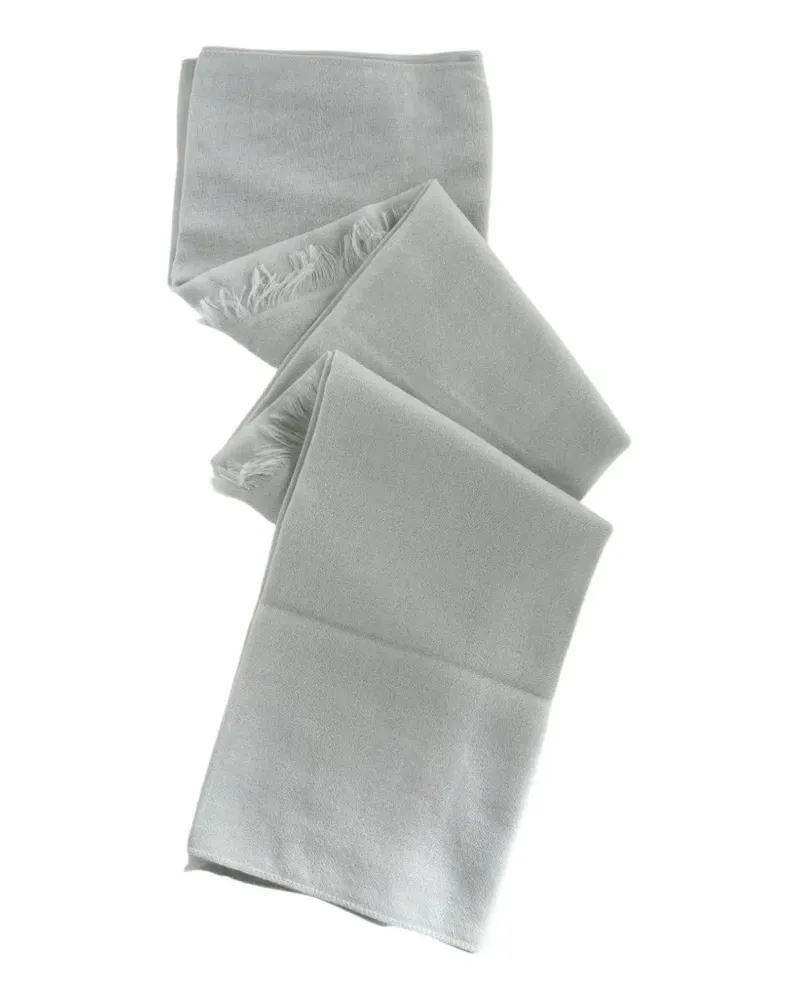 Brunello Cucinelli Schal mit ausgefransten Kanten - Grau Grau