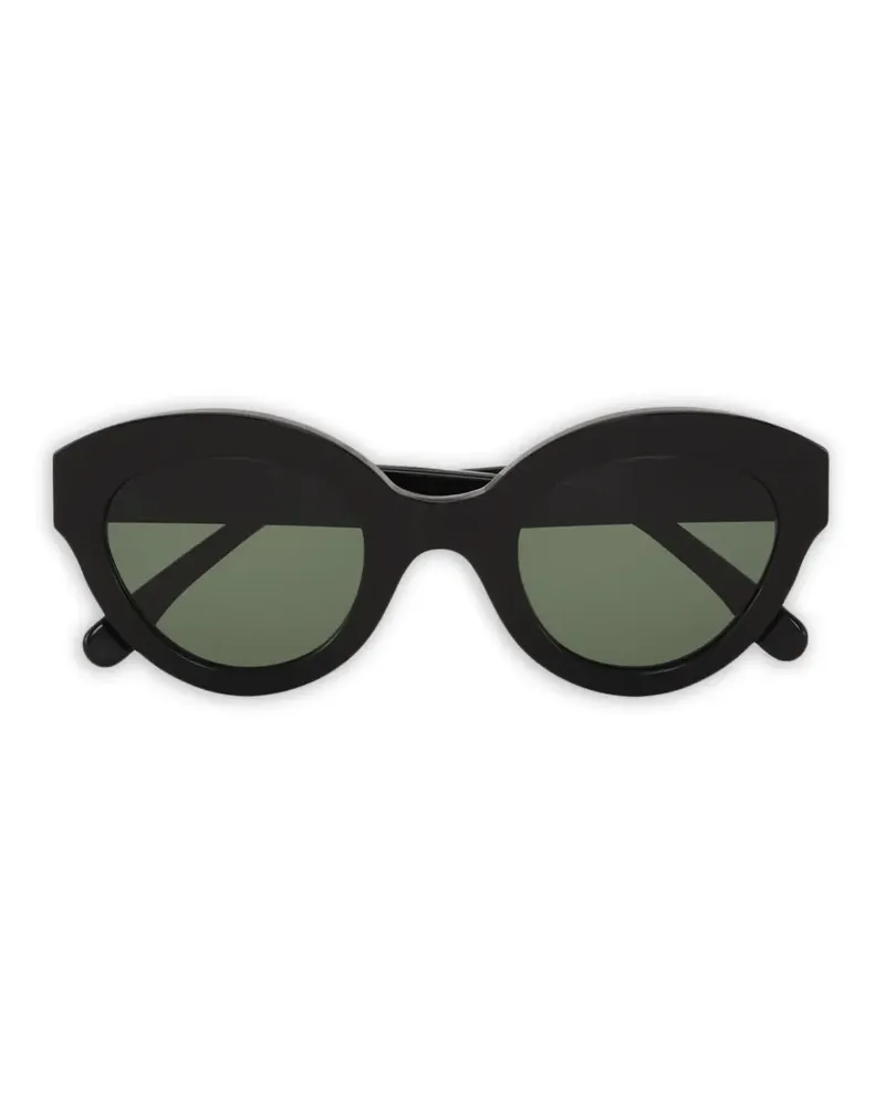 Ganni butterfly-frame sunglasses - Schwarz Schwarz