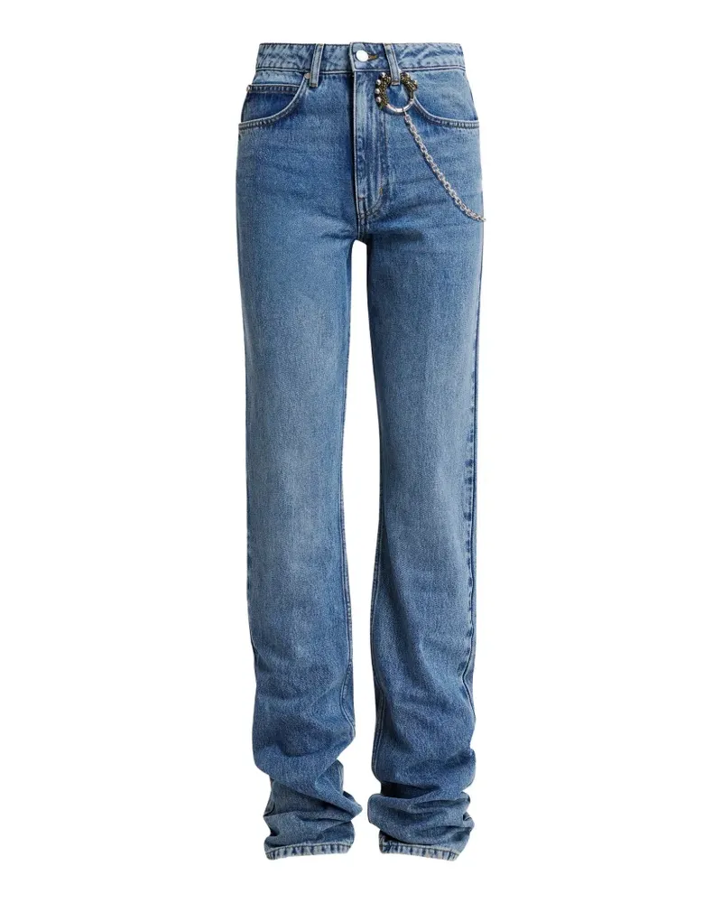 Essentiel Karlos Jeans mit gerafftem Saum - Blau Blau