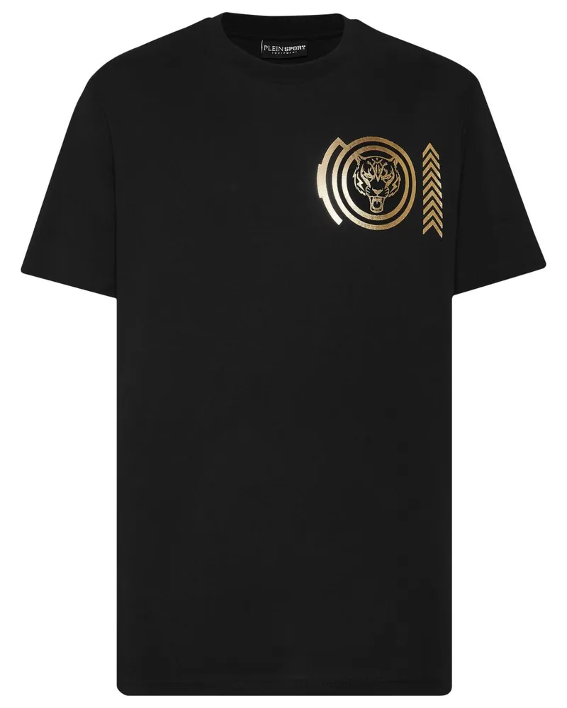 Philipp Plein T-Shirt mit Tiger-Print - Schwarz Schwarz