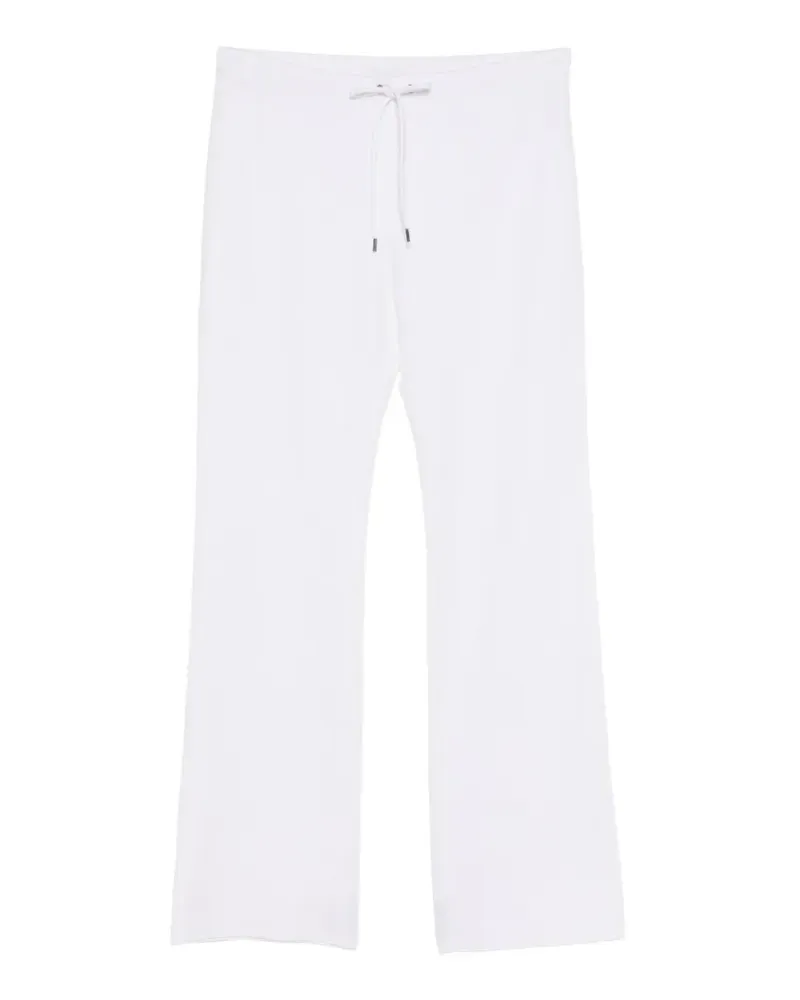 James Perse Wide-Leg-Trackpants aus italienischem Strick - Weiß Weiß