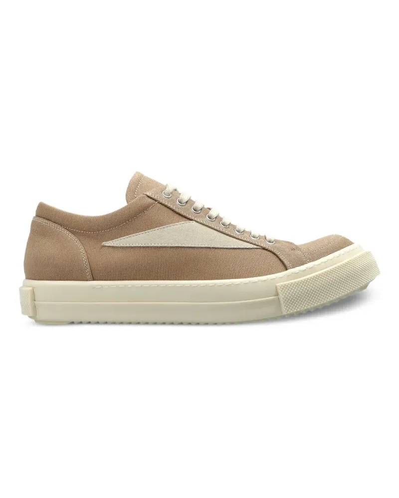DRKSHDW by Rick Owens contrast panel sneakers - Nude Nude