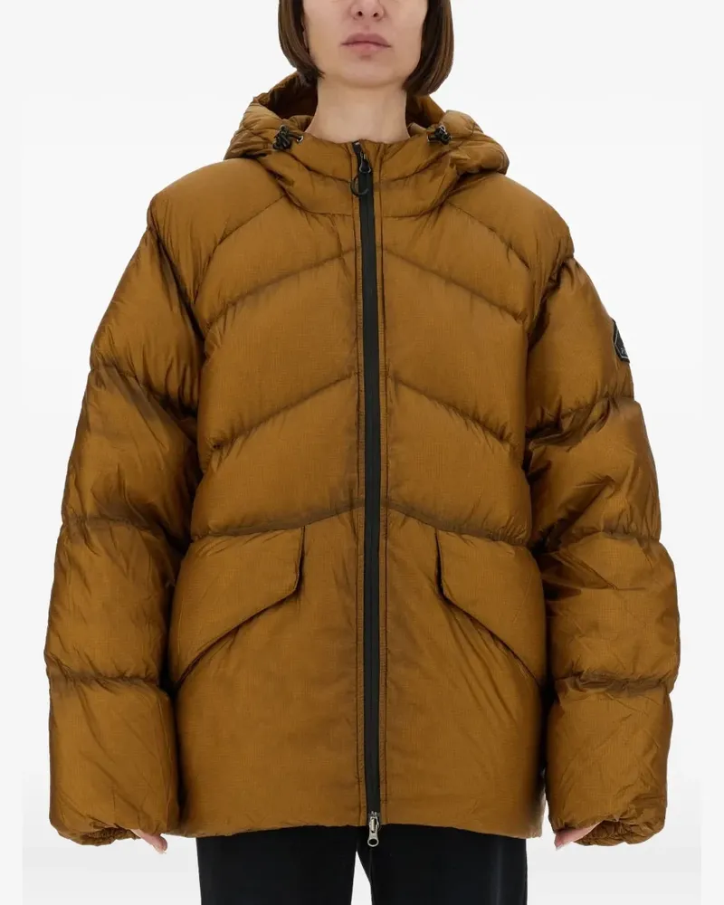 Pyrenex x Nitty Gritty Stellar hooded down jacket - Braun Braun