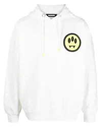 BARROW Hoodie mit Logo-Print Weiß