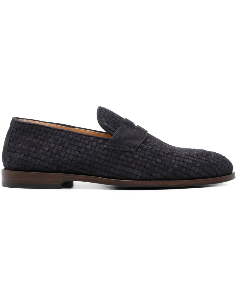 Brunello Cucinelli Loafer aus Wildleder - Blau Blau