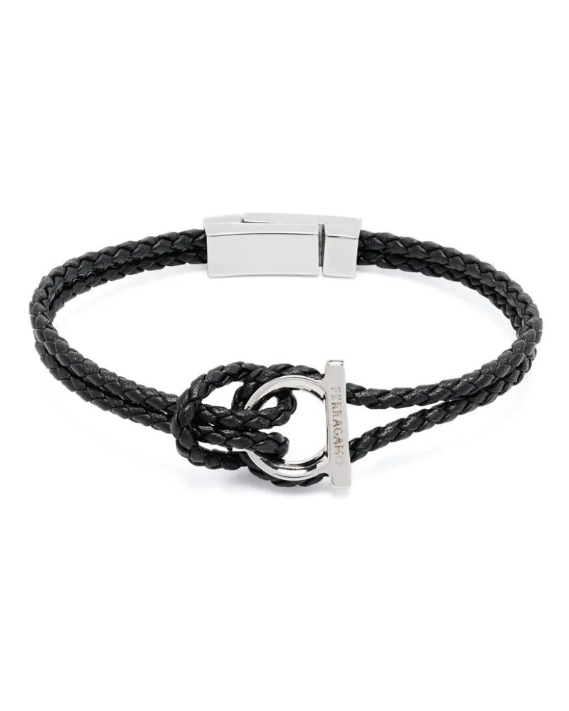Ferragamo Gancini Armband - Schwarz Schwarz