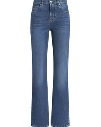 Etro Gerade Jeans mit Logo-Applikation Blau