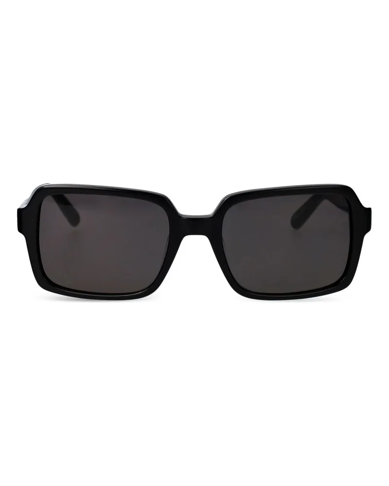 GCDS Sonnenbrille mit Logo - Schwarz Schwarz