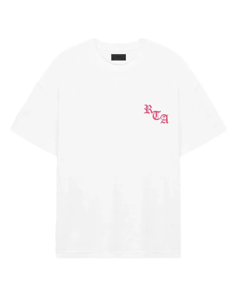 RTA Colt T-Shirt mit Logo-Print - Weiß Weiß