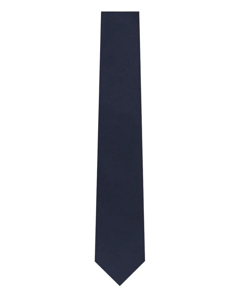 Ermenegildo Zegna pattern tie - Blau Blau