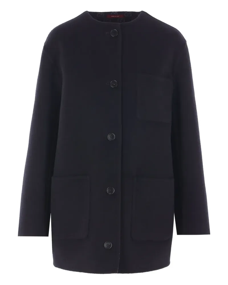 Gucci Einreihiger Mantel - Blau Blau