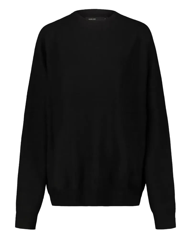 Frenckenberger Langärmeliger Pullover - Schwarz Schwarz