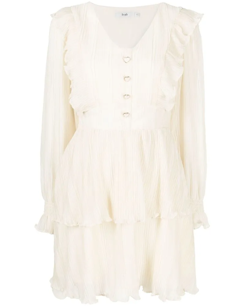 b+ab Kleid im Layering-Look - Nude Nude