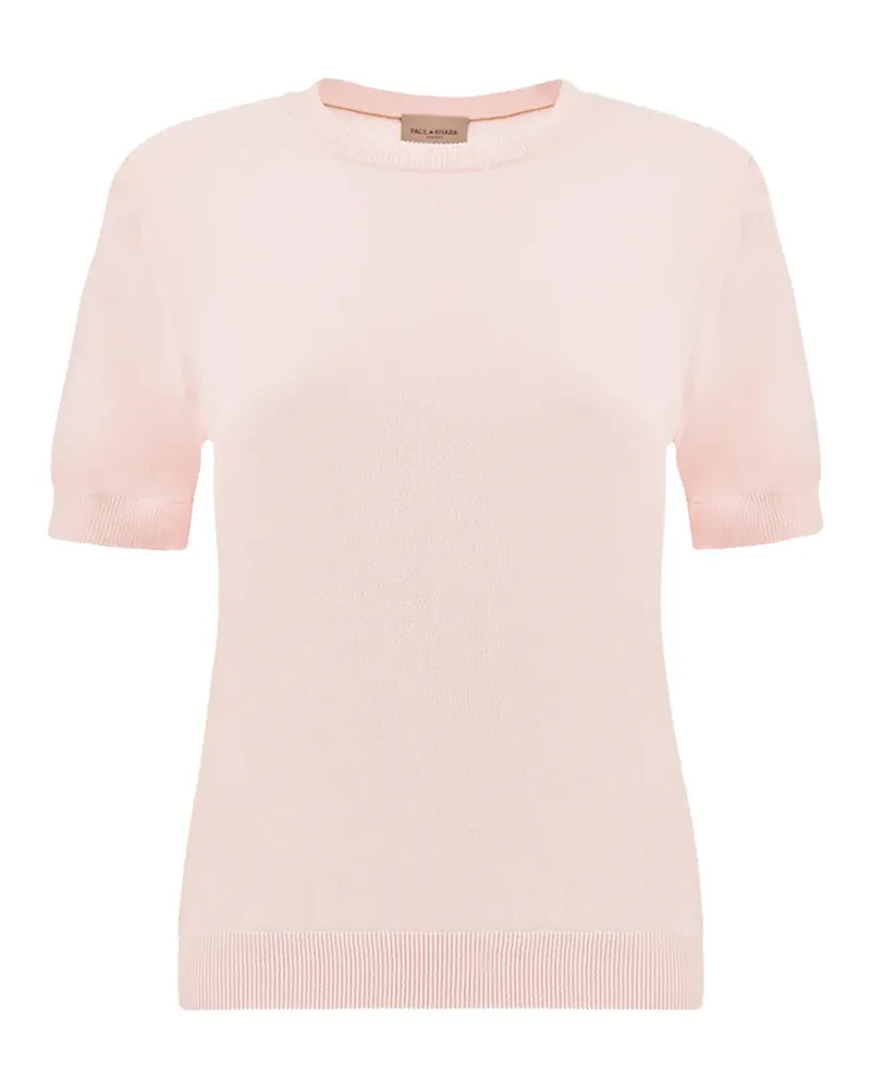 Paul & Shark short-sleeve cotton sweater - Rosa Rosa