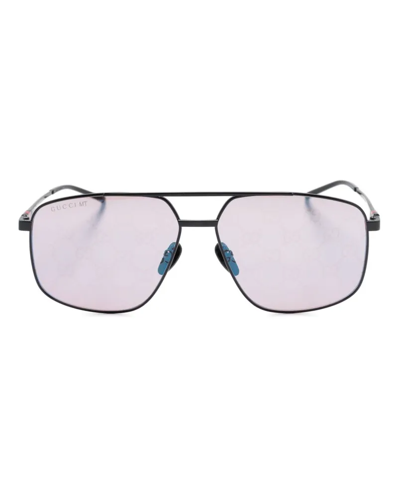 Gucci Getönte Pilotenbrille - Schwarz Schwarz