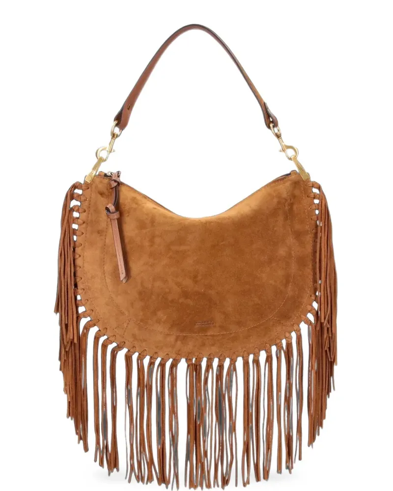 Isabel Marant Oskan fringed bag - Braun Braun