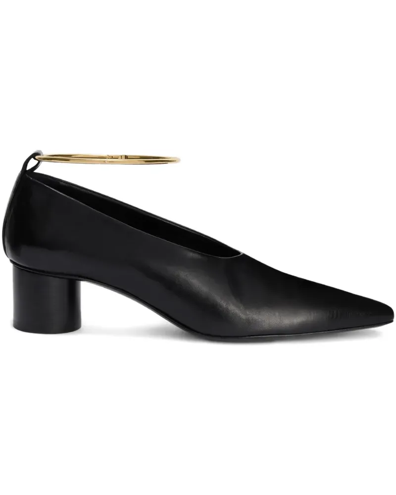 Jil Sander Ring Pumps mit abnehmbarem Metall - Schwarz Schwarz