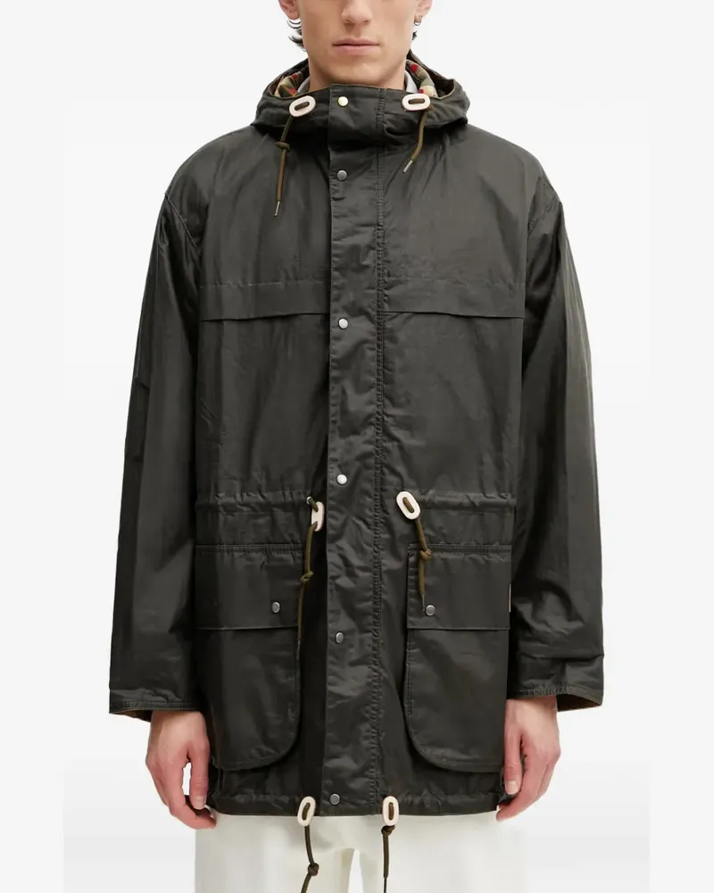 Barbour x Paul Smith hooded drawstring jacket - Grün Grün