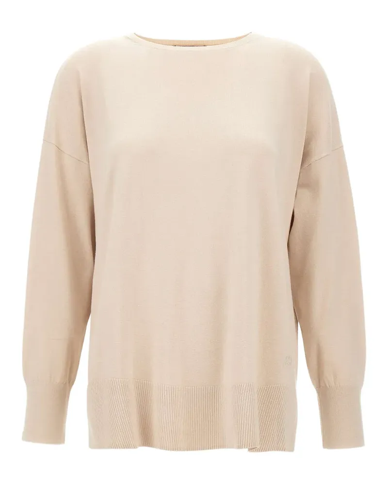 Elena Mirò round-neck sweater - Nude Nude