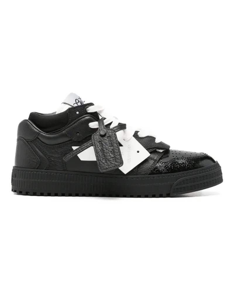 OFF-WHITE arrow patch sneakers - Schwarz Schwarz