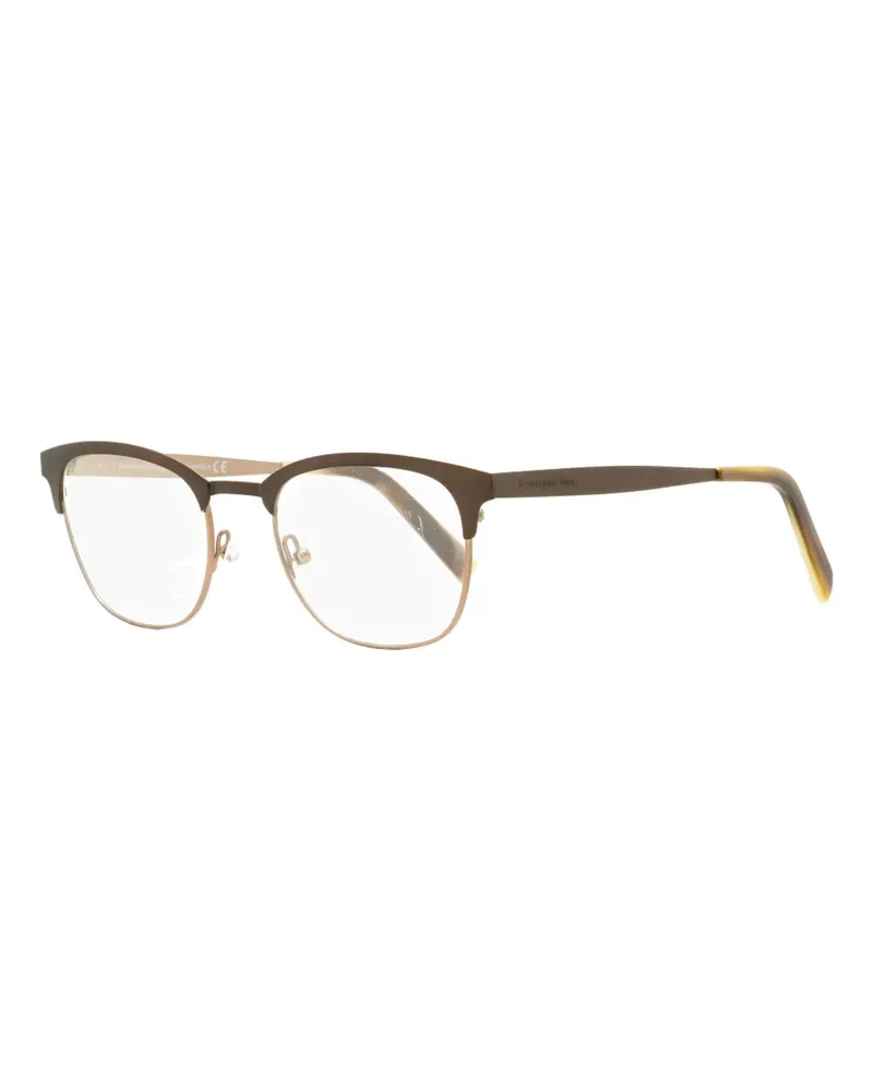 Ermenegildo Zegna 5099 Brille mit eckigem Gestell - Braun Braun