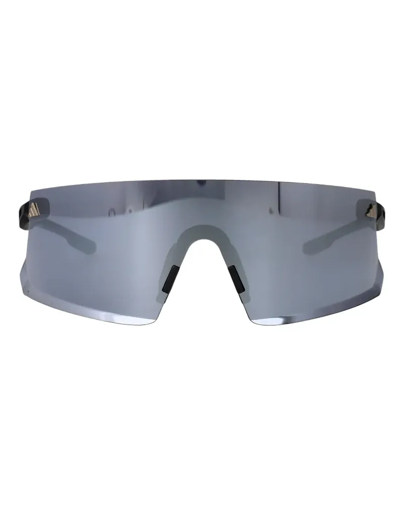 adidas shield-frame sunglasses - Grau Grau