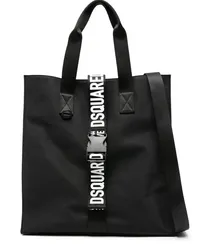 Dsquared2 Shopper mit Logo-Riemen Schwarz