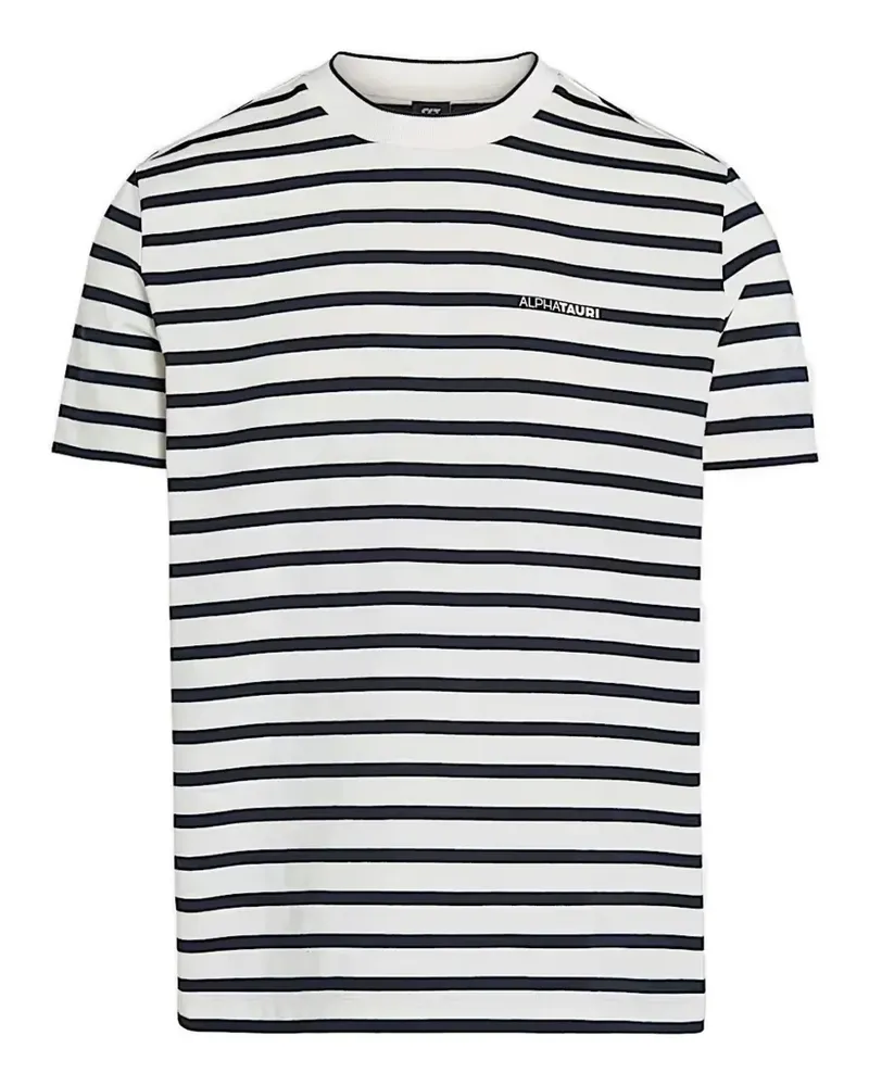 AlphaTauri Jiro striped T-shirt - Weiß Weiß