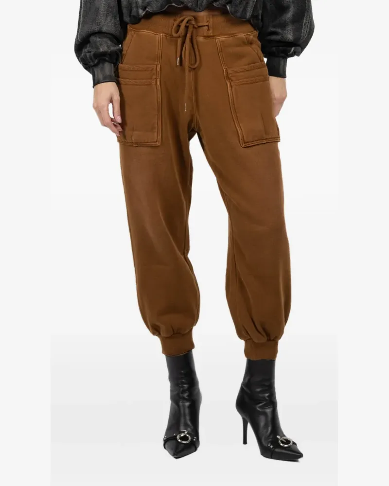R13 elasticated cotton track pants - Braun Braun