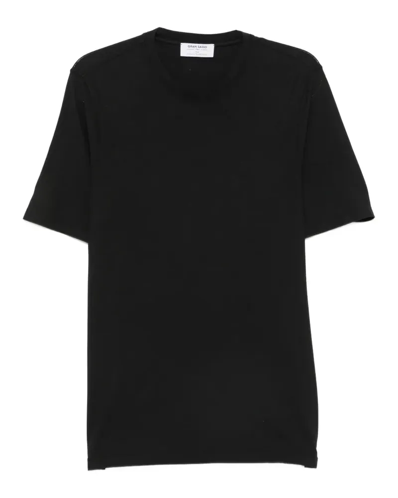 Gran Sasso short-sleeve T-shirt - Schwarz Schwarz