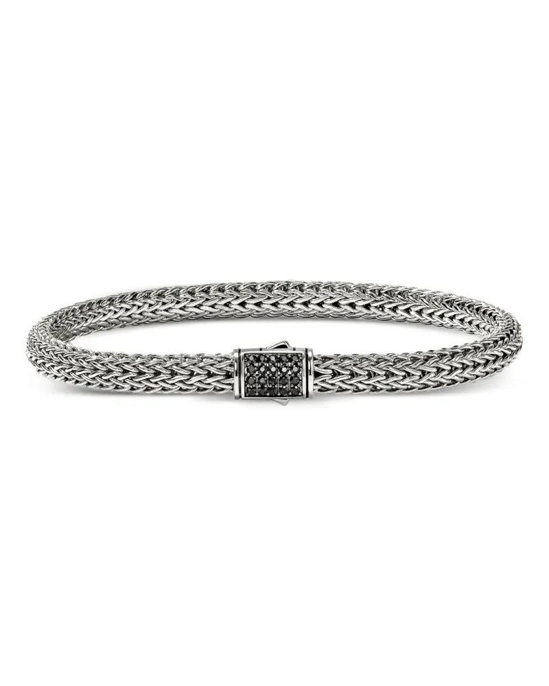 John Hardy Armband aus Sterlingsilber mit Saphir Silber