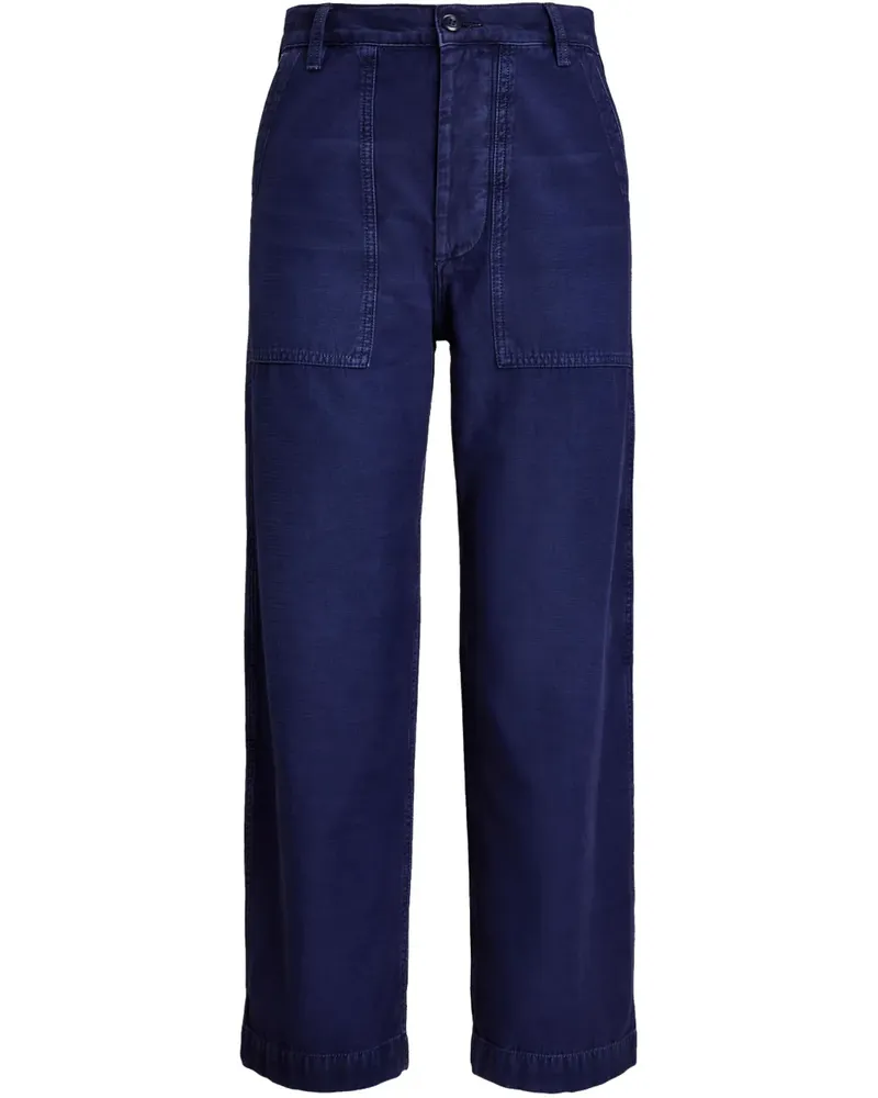 Ralph Lauren Hose mit weitem Bein - Blau Blau