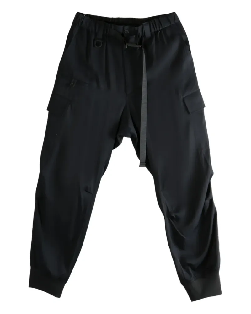 Y-3 cuffed cargo pants - Schwarz Schwarz