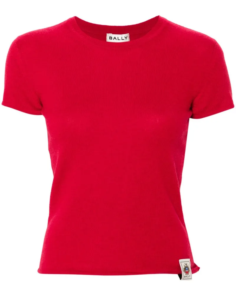 Bally T-Shirt aus Kaschmir - Rot Rot