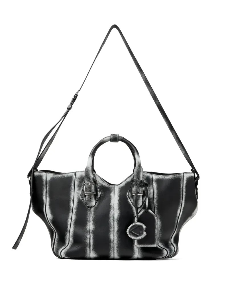 Camper Laukku Tote Bag aus Leder - Schwarz Schwarz