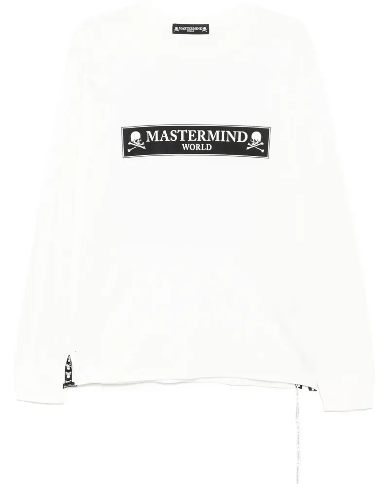 Mastermind World T-Shirt mit Logo-Print - Weiß Weiß