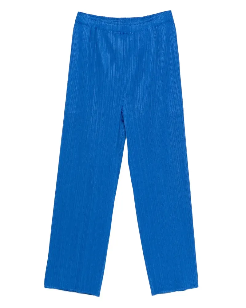 Issey Miyake Plissierte Hose - Blau Blau