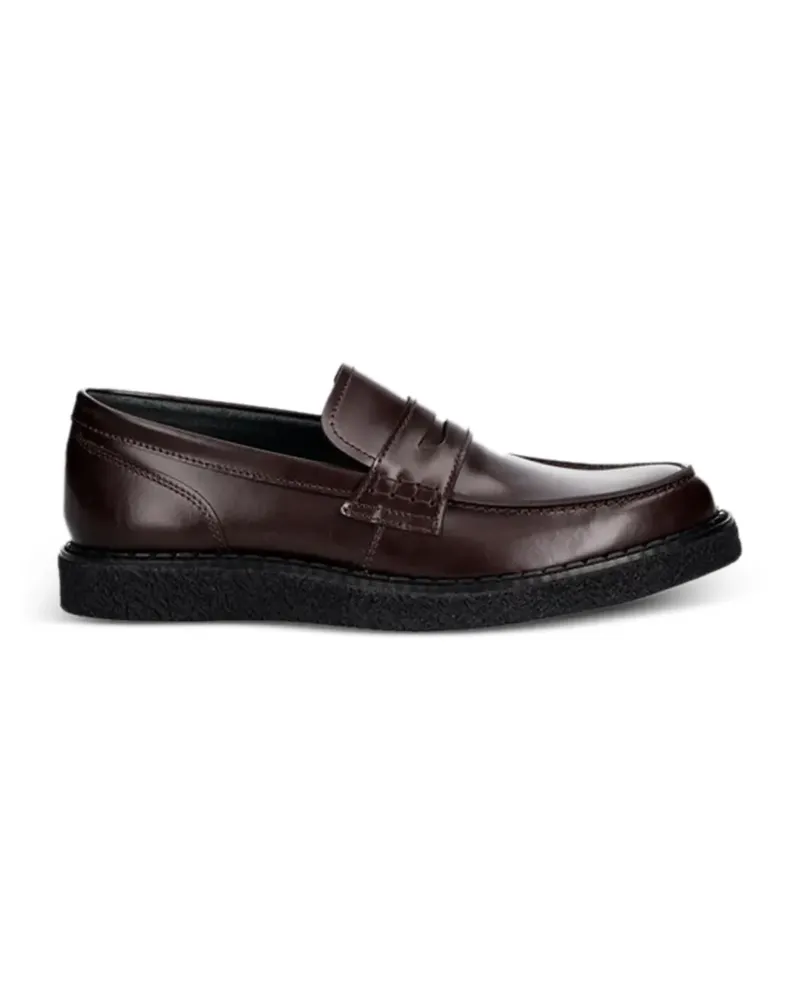 Fred Perry panelled penny loafers - Braun Braun