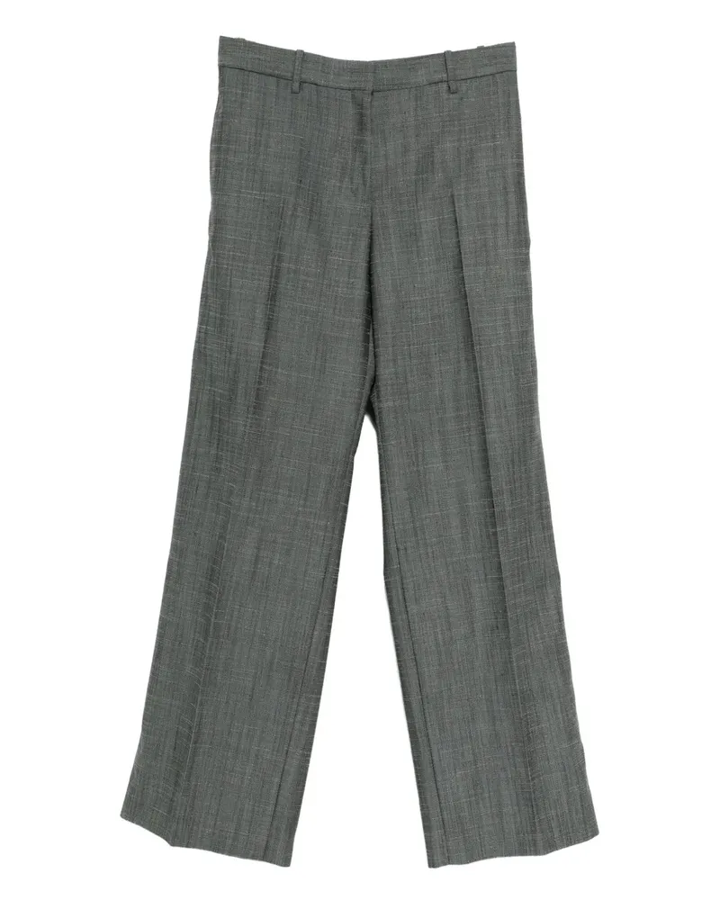 Jil Sander Hose mit Flammen-Print - Grau Grau