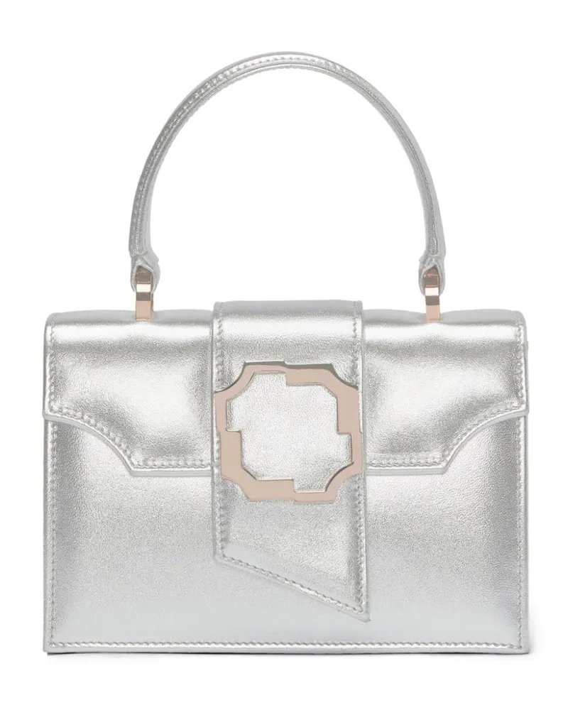 Malone Souliers Mini-Tasche aus Leder Silber