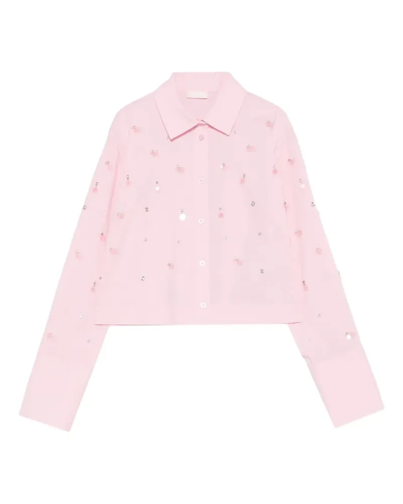 Liu Jo Verziertes Hemd - Rosa Rosa