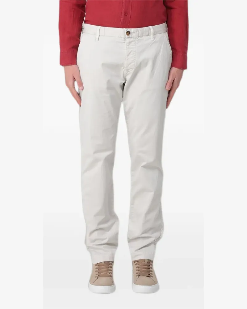 Blauer chino trousers - Weiß Weiß