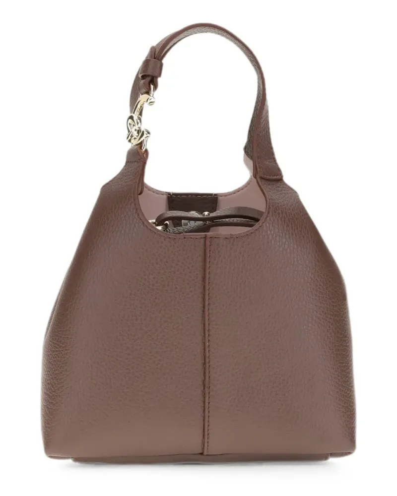Coccinelle small C-Easy leather tote bag - Braun Braun