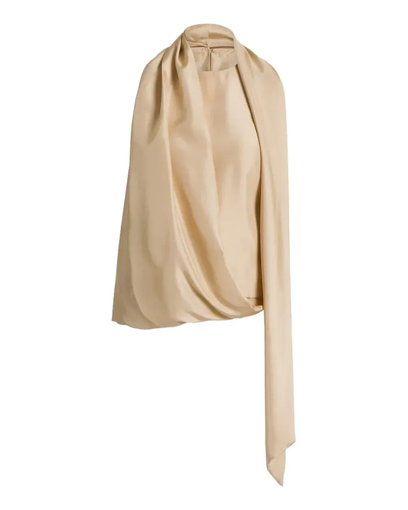 Alberta Ferretti Drapiertes Top - Nude Nude