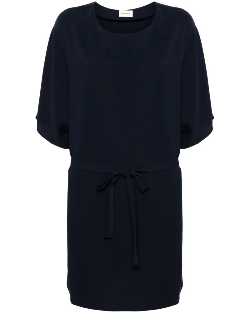 P.A.R.O.S.H. P.A.R.O H. Kleid mit geradem Saum - Blau Blau