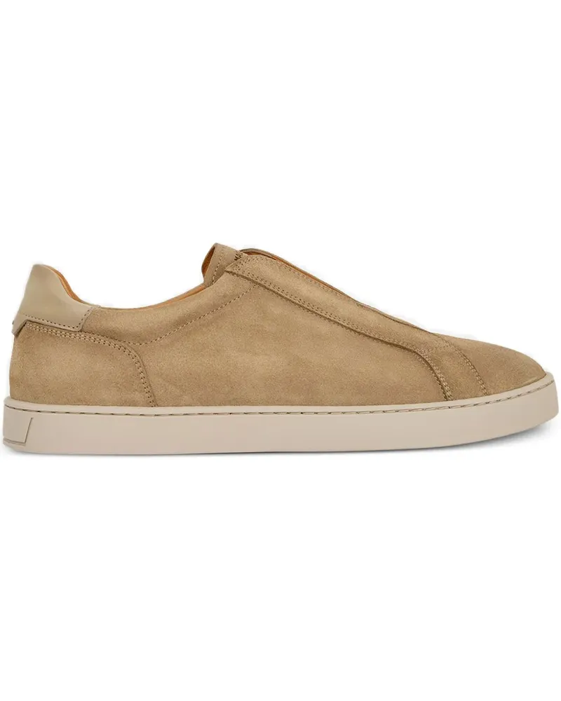 Magnanni Costa Slip II suede sneakers - Nude Nude