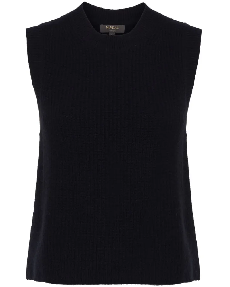 N.Peal Geripptes Trägershirt - Blau Blau
