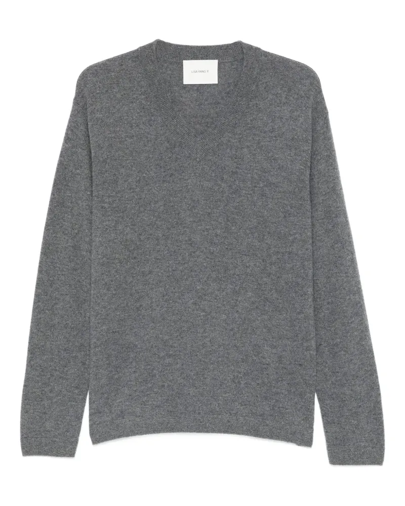 Lisa Yang Clayton V-neck sweater - Grau Grau