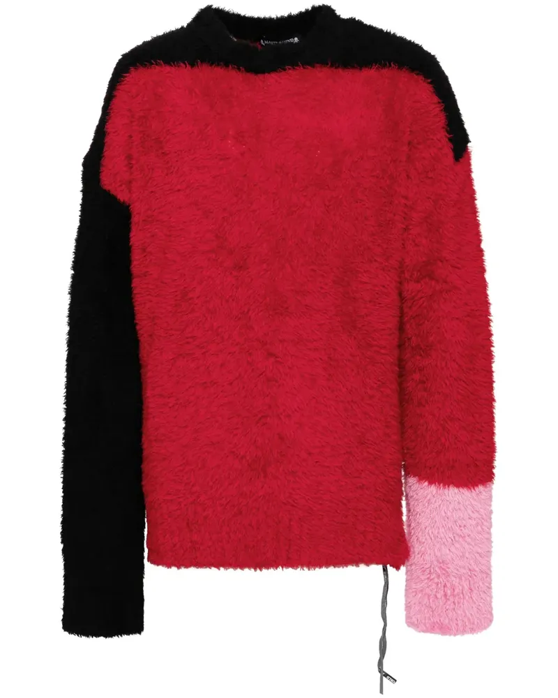Mastermind World Pullover mit Jacquard - Rot Rot