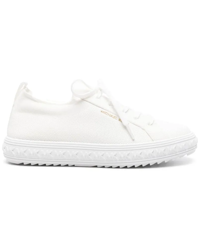 Michael Kors Sneakers in Strickoptik - Weiß Weiß